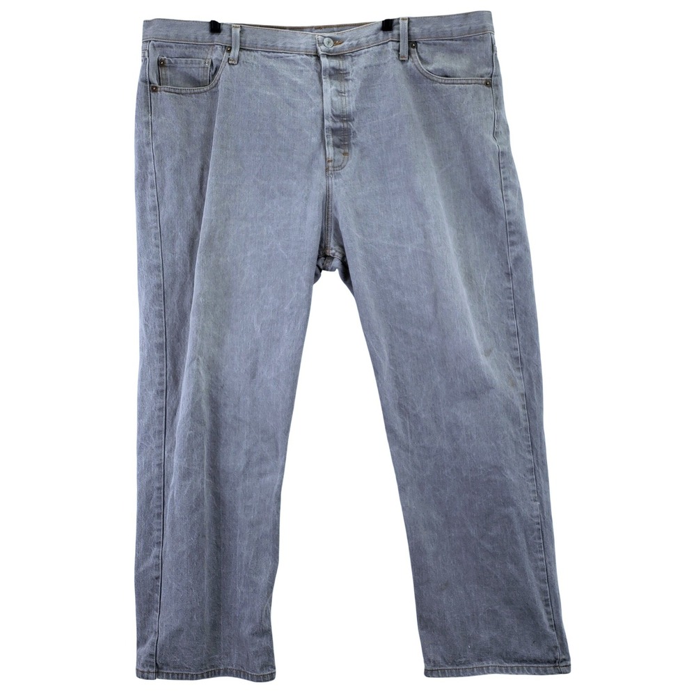 Levis 501 Original Fit Jeans Mens 46x30 (Fits 45x29.5) Blue Straight Leg Denim